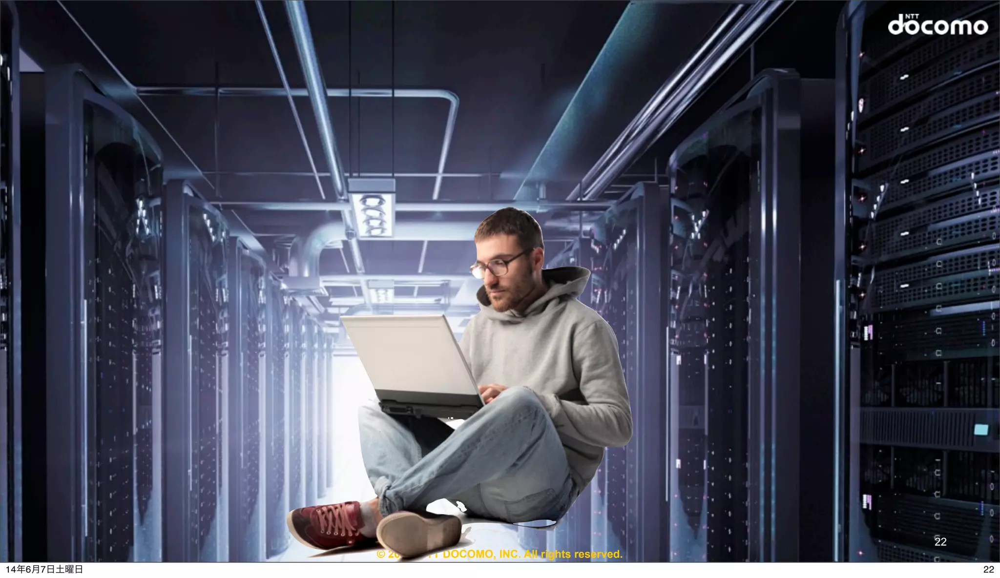 © 2014 NTT DOCOMO, INC. All rights reserved.
22
2214年6月7日土曜日
 