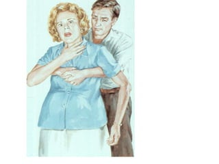 Chest thrusts for
pregnant victims
 