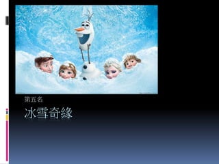 冰雪奇緣
第五名
 