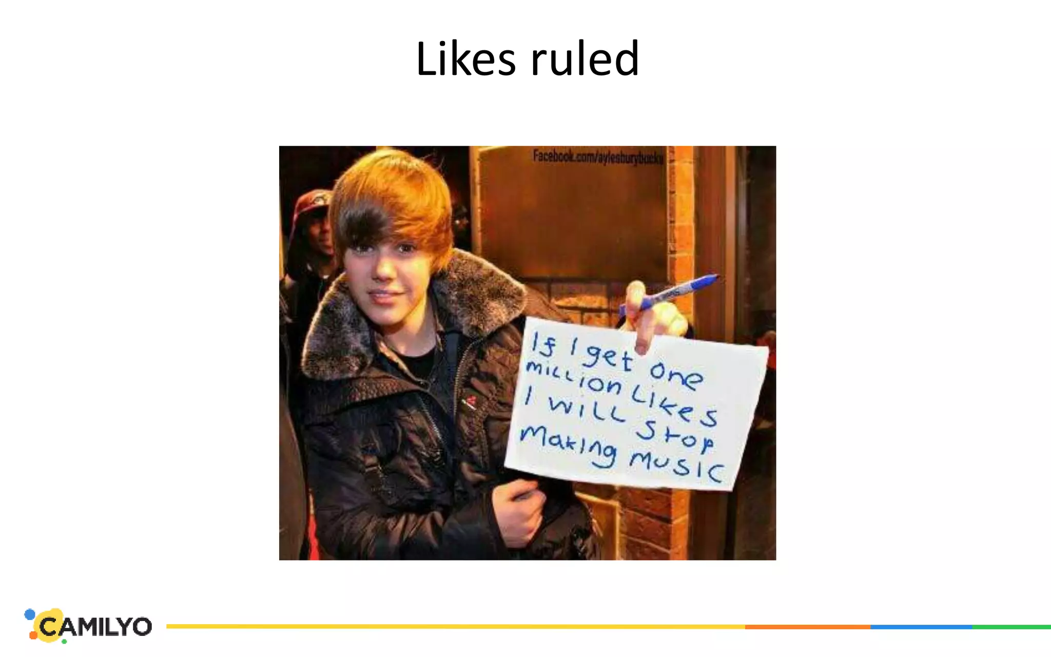 Likes ruled
 