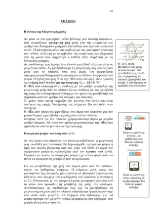 89
,
.
,
.
.
,
. ,
Faraday . = - t *
(
)
.
Lentz
(
).
.
, ,
.
.
- Lentz
,
,
Ohm.
Lentz.
,
.
,
. ,
,
(
.). ,
, .
,
.
.
= S .
,
,
(
),
.
,
.
.
 