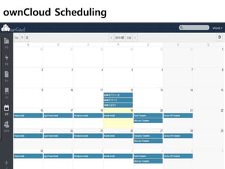 ownCloud Scheduling
 