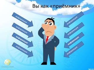 Вы как «приёмник»
 