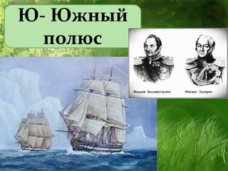 Ю- Южный
полюс
 