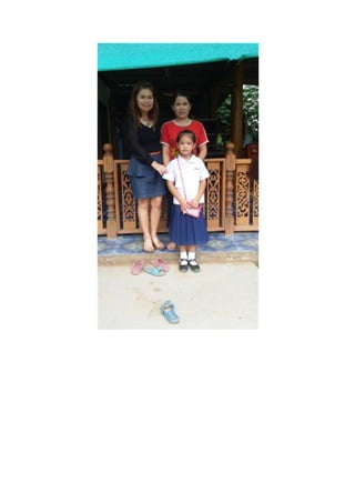 คุณครูทองจันทร์เยี่ยมบ้านนักเรียน ป.1