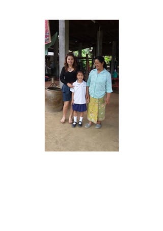 คุณครูทองจันทร์เยี่ยมบ้านนักเรียน ป.1