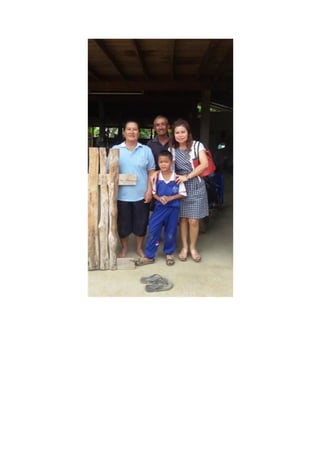 คุณครูทองจันทร์เยี่ยมบ้านนักเรียน ป.1