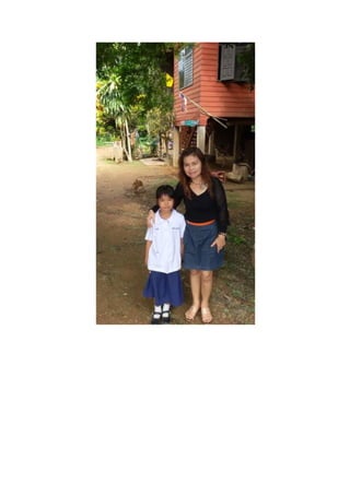 คุณครูทองจันทร์เยี่ยมบ้านนักเรียน ป.1