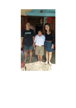 คุณครูทองจันทร์เยี่ยมบ้านนักเรียน ป.1