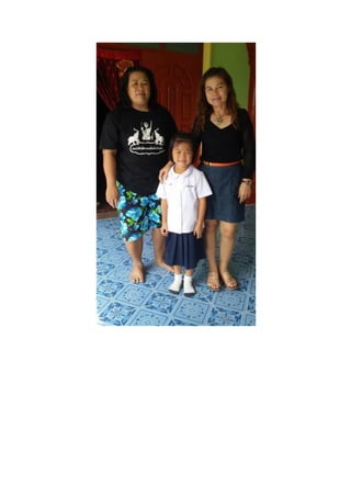 คุณครูทองจันทร์เยี่ยมบ้านนักเรียน ป.1