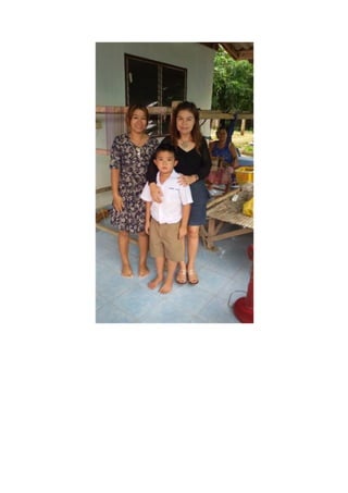 คุณครูทองจันทร์เยี่ยมบ้านนักเรียน ป.1