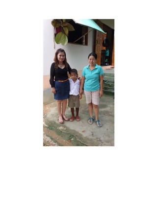 คุณครูทองจันทร์เยี่ยมบ้านนักเรียน ป.1