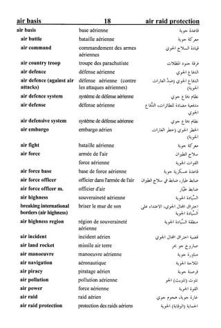 القاموس السياسي ومصطلحات المؤتمرات الدولية إنكليزي فرنسي عربي