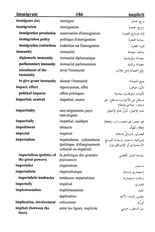 القاموس السياسي ومصطلحات المؤتمرات الدولية إنكليزي فرنسي عربي