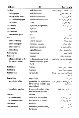 القاموس السياسي ومصطلحات المؤتمرات الدولية إنكليزي فرنسي عربي