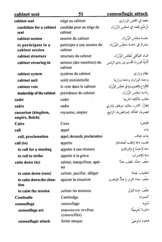 القاموس السياسي ومصطلحات المؤتمرات الدولية إنكليزي فرنسي عربي