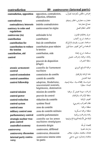 القاموس السياسي ومصطلحات المؤتمرات الدولية إنكليزي فرنسي عربي