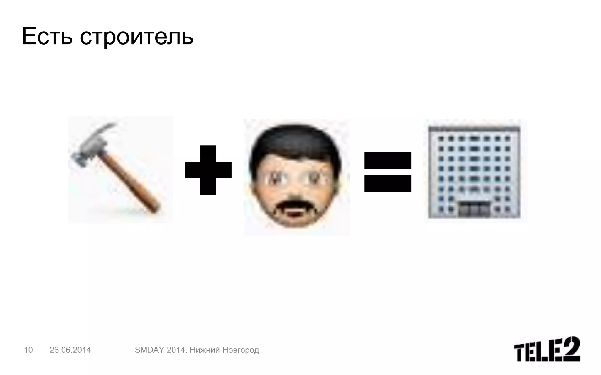 Есть строитель
10 26.06.2014 SMDAY 2014. Нижний Новгород
 