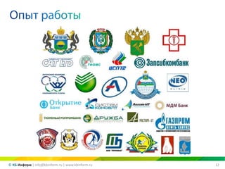 12© КБ-Информ | info@kbinform.ru | www.kbinform.ru
 