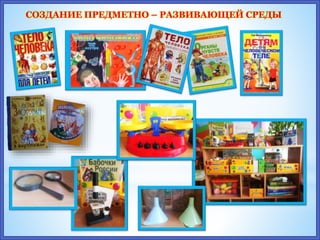 СОЗДАНИЕ ПРЕДМЕТНО – РАЗВИВАЮЩЕЙ СРЕДЫ
 