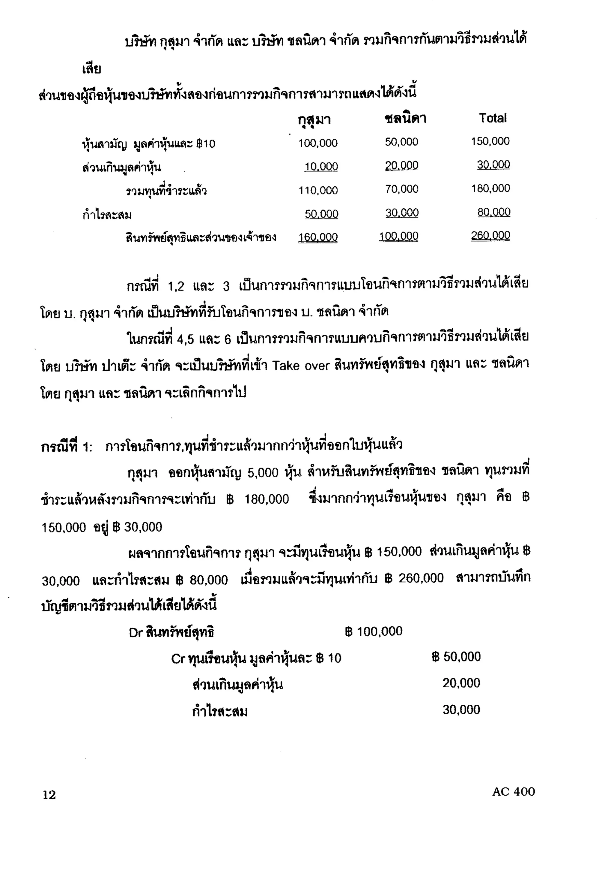 การรวมกิจการ