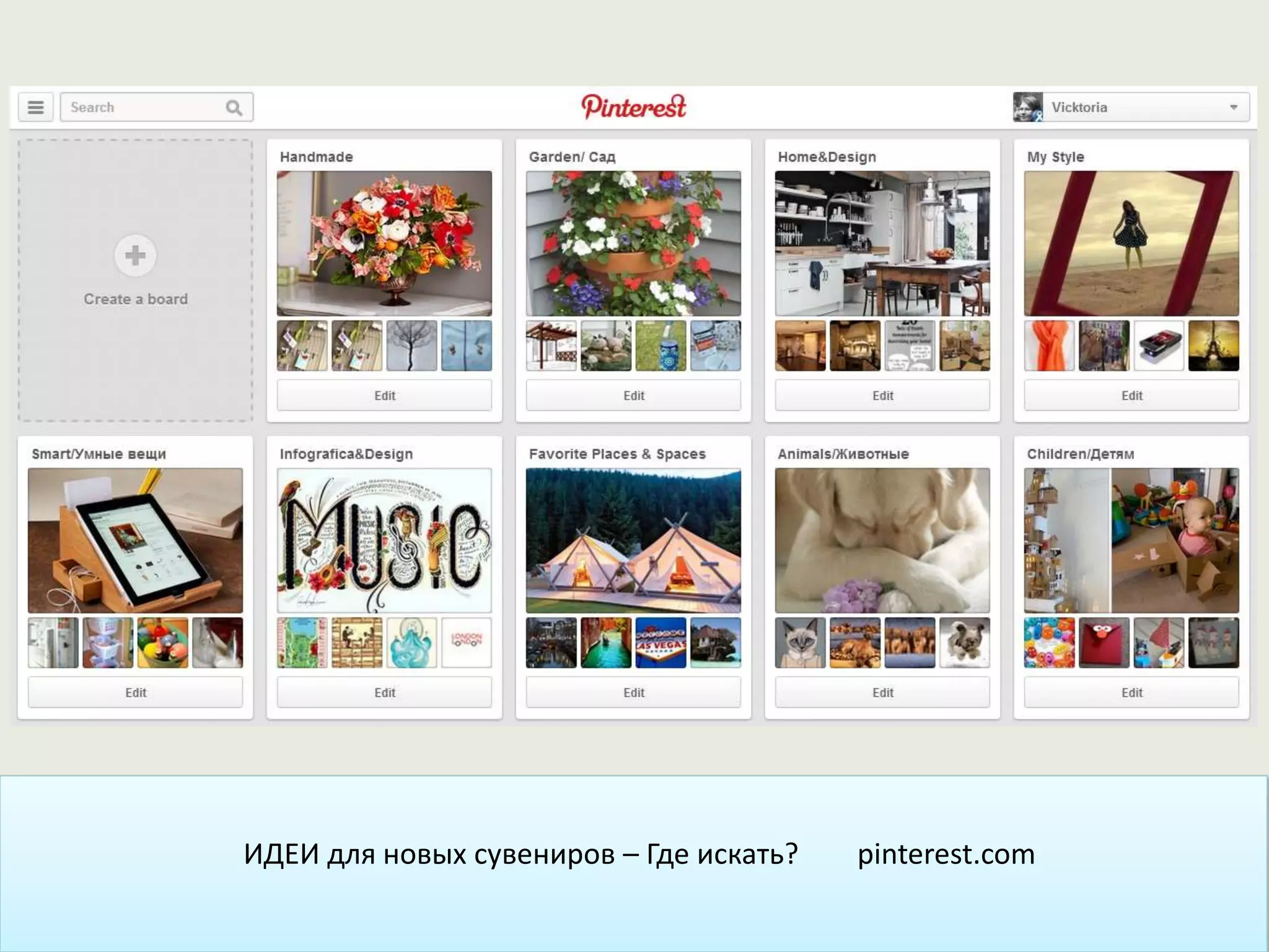 ИДЕИ для новых сувениров – Где искать? pinterest.com
 