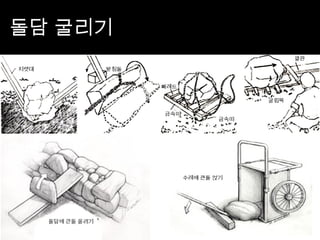 돌담 굴리기
 