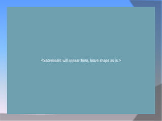 <Scoreboard will appear here, leave shape as-is.>
 