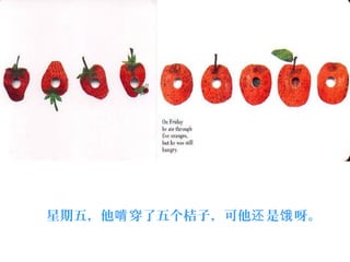                           
星期五，他 穿了五个桔子，可他 是 呀。啃 还 饿
 