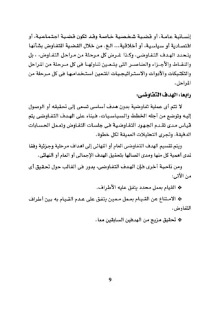 التفاوض علم وفن 