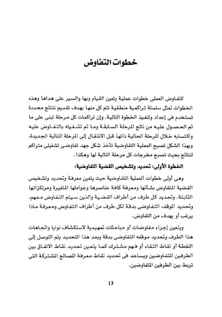 التفاوض علم وفن 