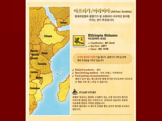 스타벅스 커피분류
 