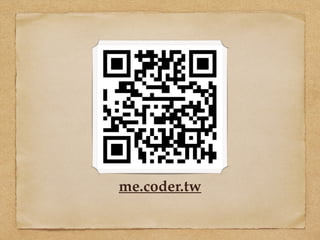 me.coder.tw
 