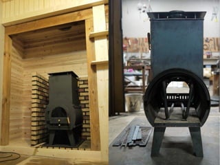 Improved
Iron Stove
With Heat Exchange
Pass & Bypass Damper
Like as Smoke channel
of Masonry mass heater
 