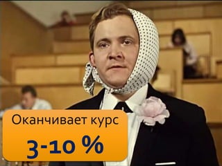 Оканчивает курс
3-10 %
 