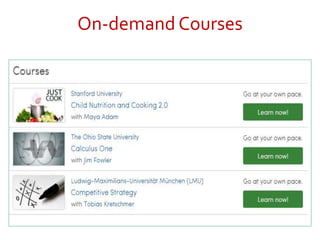 On-demand Courses
 