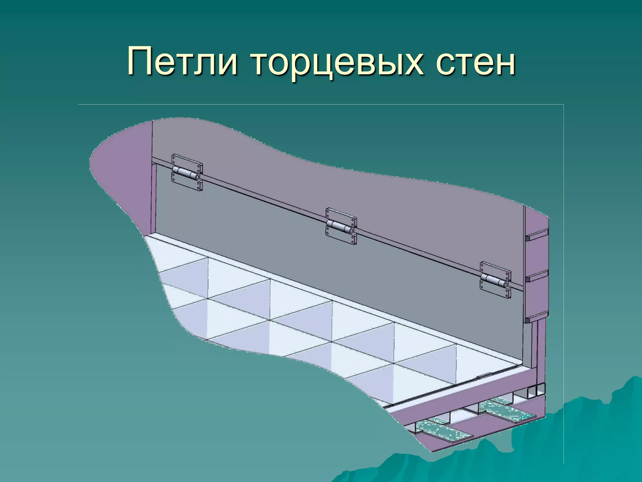 Петли торцевых стен
 