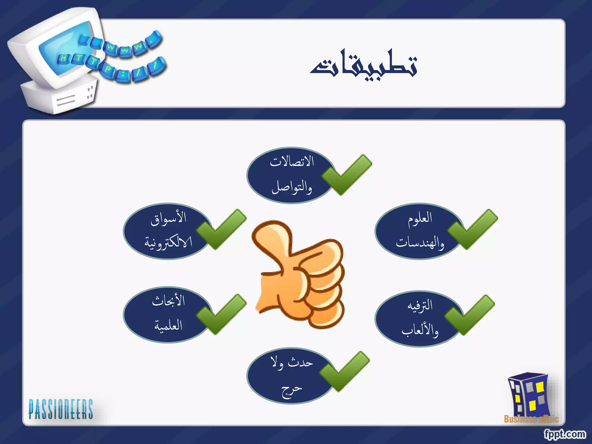 تطبيقـات 
العلوم 
والهندسات 
الترفيه 
لعاب ҡ وأ 
دث ولا ˨ 
حرج 
بحاث ҡ أ 
العلمیة 
سواق ҡ أ 
لكترو نیة Գ 
الاتصالات 
والتواصل 
 
