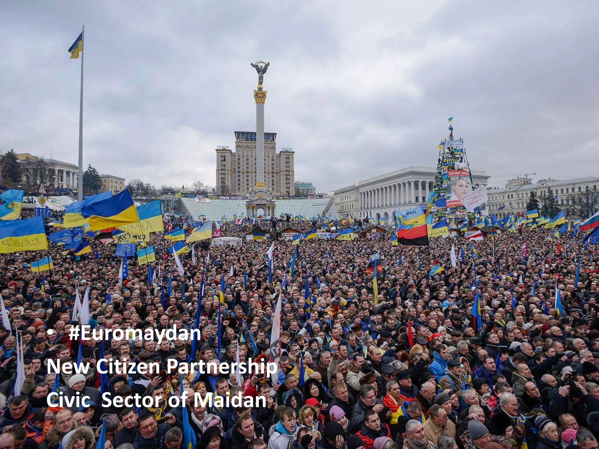 • #Euromaydan
New Citizen Partnership
Civic Sector of Maidan
 