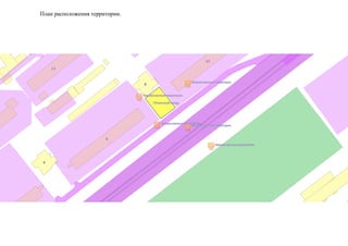 План расположения территории. 
