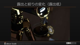 露出と絞りの変化（露出低）
 