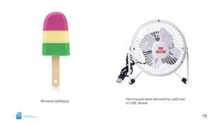 18 
Мочалка splashpop Настольный мини-вентилятор, работает 
от USB, белый 
GiftsPro.ru 
 