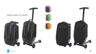 Чемодан-самокат или чемокат 
GiftsPro.ru 20 
 