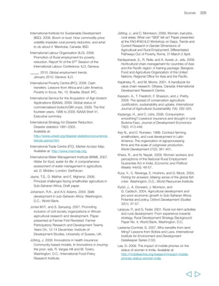 312 Rural Poverty Report 2011 
Ostrom, E. 1997. Governing the commons: 
The evolution of institutions for collective action. 
Cambridge: Cambridge University Press. 
Otsuka, K., and T. Yamano. 2006. The role of rural 
labor markets in poverty reduction: Evidence from 
Asia and East Africa. Background paper for the 
World Bank World development report 2008: 
Agriculture for development. Available at: 
http://go.worldbank.org/GLF6HRYFI0 
Paci, P., and P. Seernels, eds. 2007. Employment 
and shared growth: Rethinking the role of labour 
mobility for development. Washington, D.C.: 
World Bank. 
Palmer, R. 2007. Skills for work? From skills 
development to decent livelihoods in Ghana’s rural 
informal economy. International Journal of 
Educational Development 27(4): 397-420. 
Pandey, S., and H. Bhandari. 2009. Drought, coping 
mechanisms and poverty: Insights from rainfed 
rice farming in Asia. Occasional Paper No. 7, 
International Fund for Agricultural Development, 
Asia and the Pacific Division, Rome. 
Paul, B. 2008. Factories in the field: Rural transformation 
and the organization of work in Mozambique’s 
cashew triangle. Washington, D.C.: Technoserve. 
Pauw. K., and J. Thurlow. 2010. Agricultural growth, 
poverty, and nutrition in Tanzania. Discussion Paper 
00947, International Food and Policy Research 
Institute, Washington, D.C. 
Pender, J. 2008. Agricultural technology choices for 
poor farmers in less-favoured areas of South and 
East Asia. Occasional Paper No. 5, International 
Fund for Agricultural Development, Asia and the 
Pacific Division, Rome. 
Peskett, L. 2009. Carbon markets and rural 
poverty reduction: Learning from forest carbon 
markets. Background paper for the IFAD Rural 
poverty report 2011. 
Pimbert, M. 2009. Towards food sovereignty, reclaiming 
autonomous food systems. London: International 
Institute for Environment and Development. 
Porcaro, J., and M. Takada, eds. 2005. Achieving 
the Millennium Development Goals: The role of 
energy services. New York: United Nations 
Development Programme. 
Prasad, C. S. 2009. Encounters, dialogues and 
learning alliances: The System of Rice Intensification 
in India. In Farmer first revisited: Innovation 
for agricultural research and development, 
eds. I. Scoones and J. Thompson. Oxford: 
ITDG Publishing. 
Pretty, J. 2006. Agroecological approaches to 
agricultural development. Background paper for 
the World Bank World development report 2008: 
Agriculture for development. Available at: 
http://go.worldbank.org/GLF6HRYFI0 
_____. 2009. Can ecological agriculture feed nine 
billion people? Monthly Review, November. 
Pretty, J., A. D. Noble, D. Bossio, J. Dixon, R.E. Hine, 
F.W.T. Penning de Vries, and J.I.L. Morison. 2006. 
Resource-conserving agriculture increases yields in 
developing countries. Environment Science and 
Technology 40(4):1114-1119. 
Quan, J. 2006. Land access in the 21st century. 
Issues, trends, linkages and policy options. Working 
Paper 24, Food and Agriculture Organization of the 
United Nations, Rome. 
Quisumbing, A.R., and L. Pandolfelli. (2010). 
Promising approaches to address the needs of poor 
female farmers: Resources, constraints, and 
interventions. World Development 38(4): 581-592. 
Ravallion, M. 2009. A comparative perspective on 
poverty reduction in Brazil, China and India. 
Policy Research Working Paper 5080, World Bank, 
Washington, D.C. 
Ravallion, M., S. Chen, and P. Sangraula. 2007. 
New evidence on the urbanization of global poverty. 
Working Paper 4199, World Bank, Washington, D.C. 
Reardon T., and J.A. Berdegué. 2002. The rapid rise of 
supermarkets in Latin America: Challenges and 
opportunities for development. Development Policy 
Review 20(4). 
Reardon, T, and J. Huang. 2008. Keys to inclusion 
of small-scale producers in dynamic markets: 
Meso-level restructuring of the food industry in 
developing countries. A first synthesis report of 
component 1: Meso study. Regoverning Markets 
Innovative Practice Series. London: International 
Institute for Environment and Development. 
Reardon, T., P. Timmer, and J.A. Berdegué. 2004. 
The rapid rise of supermarkets in developing 
countries: Induced organizational, institutional, and 
technological change in agrifood systems. Electronic 
Journal of Agricultural and Development Economics 
1(2): 168-183. 
Reij, C., and E. Smaling. 2008. Analyzing successes in 
agriculture and land management in Sub-Saharan 
Africa: Is macro-level gloom obscuring positive 
micro-level change? Land Use Policy 25(3): 410-420. 
Rosegrant, M., and P.B.R. Hazell. 2000. Transforming 
the rural Asian economy: The unfinished revolution. 
Hong Kong/New York: Oxford University Press. 
  
 
