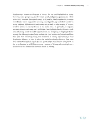 Chapter 3 
The importance of 
addressing risk 
Casamance Province, Senegal: Bintou Sambou 
builds a fence around her house. Her husband 
was killed during violence following the elections 
in 2007. Since then, Bintou and her four children 
have lived at her father’s compound, where 
she struggles to support the family by growing 
groundnuts and millet. 
  
 