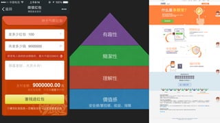 有趣性 
簡潔性 
理解性 
價值感 
安全感/掌控感、收益、保障 
 