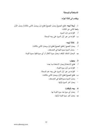 المنير في احكام التجويد | DOC