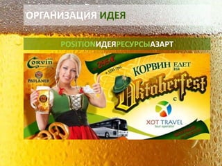 ОРГАНИЗАЦИЯ ИДЕЯ 
POSITIONИДЕЯРЕСУРСЫАЗАРТ  