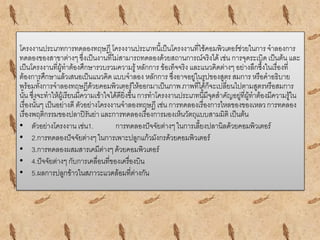 โครงงานประเภทการทดลองทฤษฎี โครงงานประเภทนี้เป็นโครงงานที่ใช้คอมพิวเตอร์ช่วยในการ จาลองการ ทดลองของสาขาต่างๆ ซึ่งเป็นงานที่ไม่สามารถทดลองด้วยสถานการณ์จริงได้ เช่น การจุดระเบิด เป็นต้น และ เป็นโครงงานที่ผู้ทาต้องศึกษารวบรวมความรู้ หลักการ ข้อเท็จจริง และแนวคิดต่างๆ อย่างลึกซึ้งในเรื่องที่ ต้องการศึกษาแล้วเสนอเป็นแนวคิด แบบจาลอง หลักการ ซึ่งอาจอยู่ในรูปของสูตร สมการ หรือคาอธิบาย พร้อมทั้งการจาลองทฤษฏีด้วยคอมพิวเตอร์ให้ออกมาเป็นภาพ ภาพที่ได้ก็จะเปลี่ยนไปตามสูตรหรือสมการ นั้น ซึ่งจะทาให้ผู้เรียนมีความเข้าใจได้ดียิ่งขึ้น การทาโครงงานประเภทนี้มีจุดสาคัญอยู่ที่ผู้ทาต้องมีความรู้ใน เรื่องนั้นๆ เป็นอย่างดี ตัวอย่างโครงงานจาลองทฤษฎี เช่น การทดลองเรื่องการไหลของของเหลว การทดลอง เรื่องพฤติกรรมของปลาปิรันย่า และการทดลองเรื่องการมองเห็นวัตถุแบบสามมิติ เป็นต้น 
•ตัวอย่างโครงงาน เช่น1. การทดลองปัจจัยต่างๆ ในการเลี้ยงปลานิลด้วยคอมพิวเตอร์ 
•2.การทดลองปัจจัยต่างๆ ในการเพาะปลูกแก้วมังกรด้วยคอมพิวเตอร์ 
•3.การทดลองผสมสารเคมีต่างๆ ด้วยคอมพิวเตอร์ 
•4.ปัจจัยต่างๆ กับการเคลื่อนที่ของเครื่องบิน 
•5.ผลการปลูกข้าวในสภาวะแวดล้อมที่ต่างกัน  