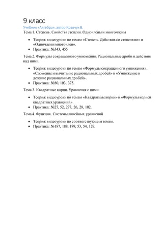 Алгебра | PDF